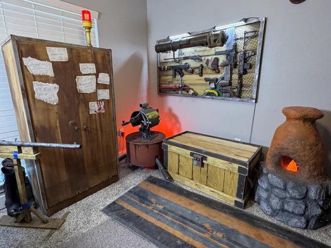 Full grown man builds an entire rust base in his office for some goofy ah reason