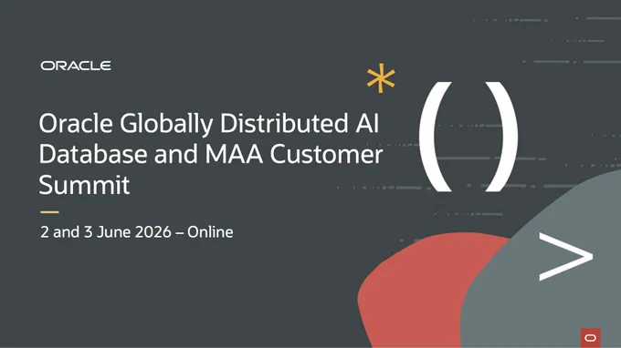 Oracle MAA Summit