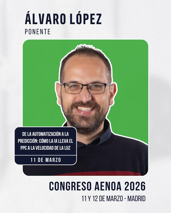 No te pierdas el miércoles desde primera hora el MK Open IA 2026, el congreso donde educación, marketing e IA se unen para traer lo mejor de cada sector

Seré ponente para hablaros sobre PPC

#congresoAENOA #marketing  