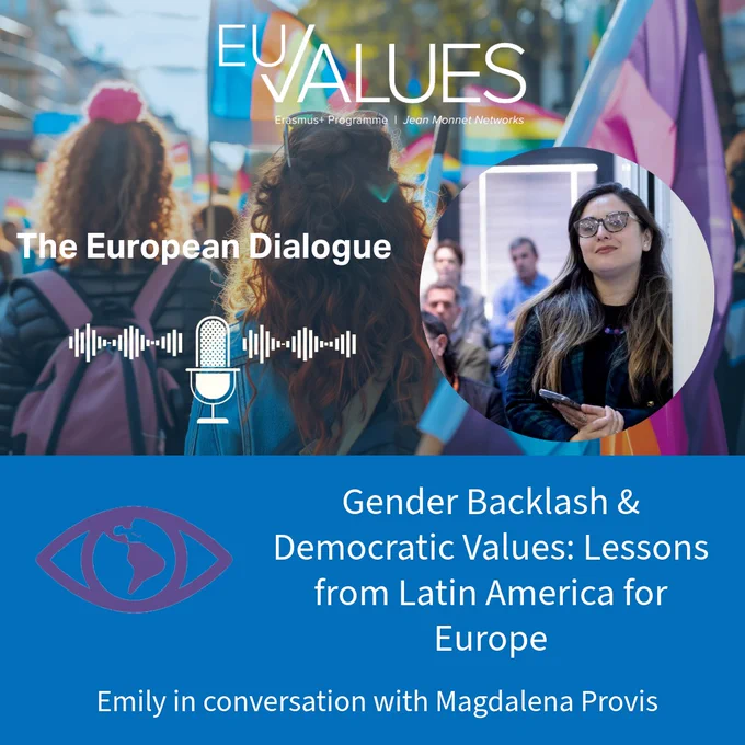 💜 Yesterday was International Women’s Day! A moment to celebrate progress, but also to reflect on the challenges that remain. How did you mark the event?

In our latest podcast episode, we take a closer look at the growing global backlash against gender equality and democratic values, and what Europe can learn from developments in Latin America and the Caribbean. We heard from Magdalena Provis Ramírez, Executive Coordinator of the PRIGEPP Flacso initiative 'Observatorio sobre Backlash contra el género en América Latina y el Caribe' (Observatory on Gender Backlash in Latin America and the Caribbean). 

Drawing on the Observatory’s work tracking policies, media narratives and institutional developments across the region, Magdalena explains how anti-gender movements are organised, how they shape political agendas, and why these dynamics matter far beyond Latin America. 

At a time of democratic backsliding and global polarisation, understanding how coordinated backlash operates is essent