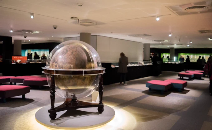 Image of the Treasures Gallery at the British Library