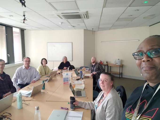 Mark leading the training for Sheffield City Council!