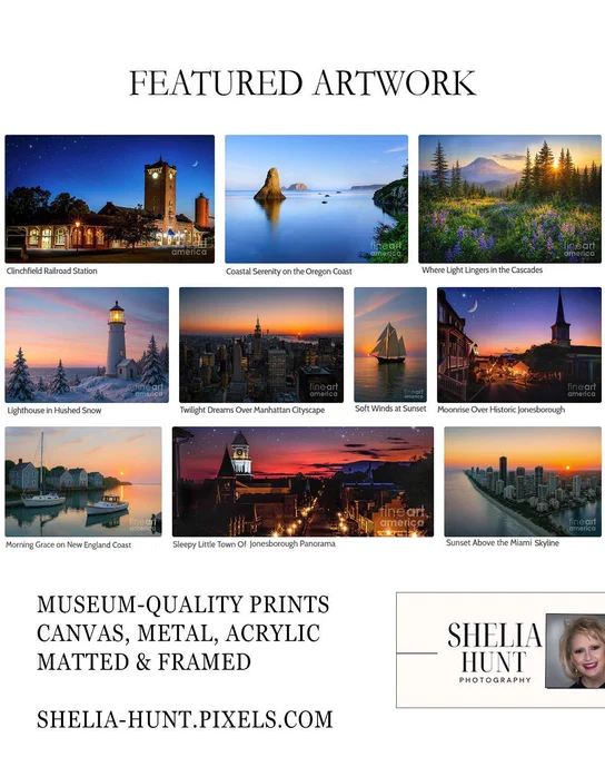 Fine Art Gallery images from Shelia-Hunt.pixels.com