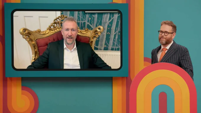 Alex Horne via video call on Game Changer, and Sam Reich via video call to Alex Horne and Greg Davies on the Vulture podcast 'Good One'.