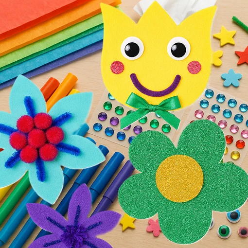 Magnets and craft materials