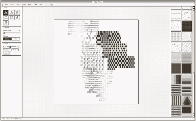 Ascii Paint App