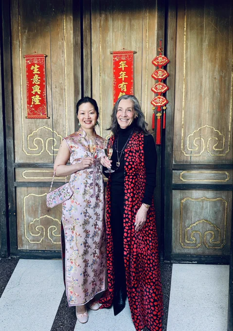 Susan R Lin MW and Joy Sterling of Iron Horse Vineyards at Empress by Boon
