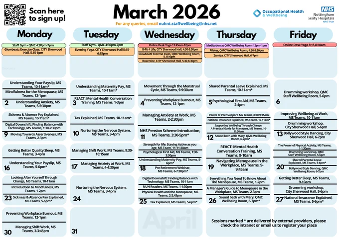 March calendar
