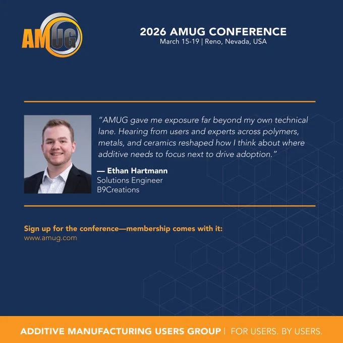 "AMUG gave me exposure far beyond my own technical lane." - Ethan Hartmann