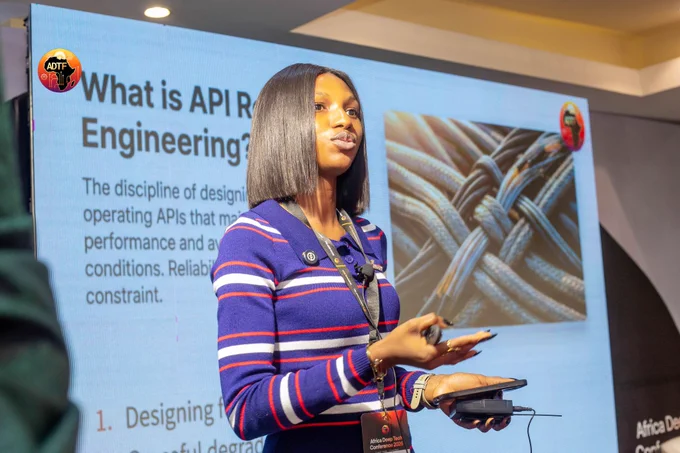 IFEOLUWA OBAYEMI AT THE AFRICA DEEP TECH CONFERENCE