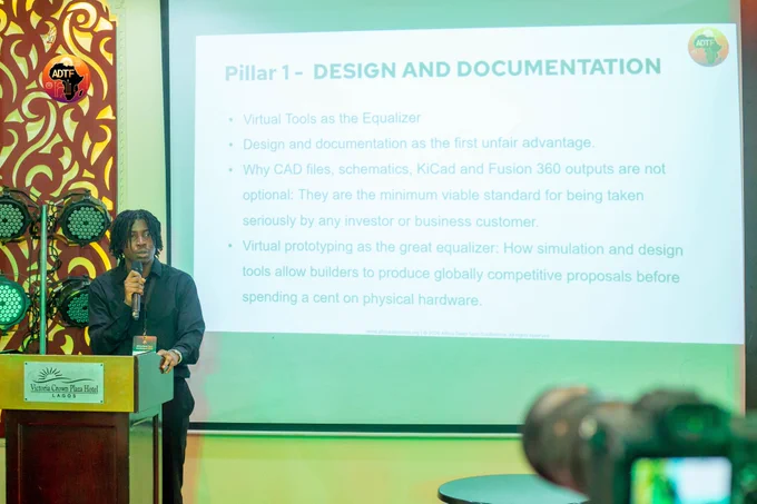 JOSH AYOKHAI AT THE AFRICA DEEP TECH CONFERENCE