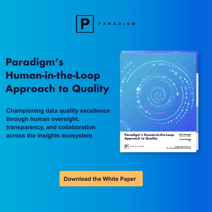 Paradigm's Human in the Loop Approach to Quality