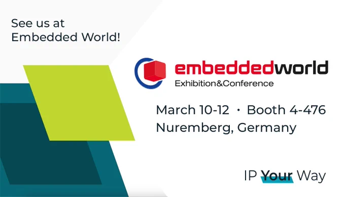See SmartDV at Embedded World March 10-12, 2026