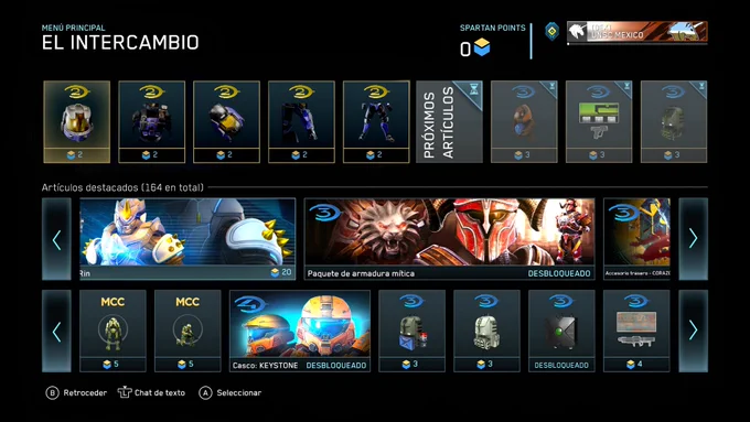 Captura actual de El Intercambio en Halo MCC.