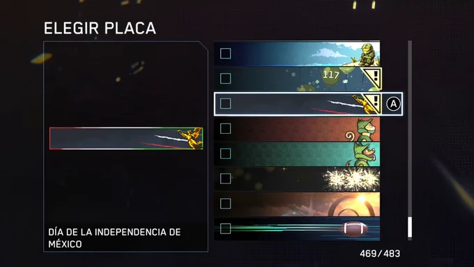 Finalmente la placa de identificación del Día de la Independencia de México está disponible.