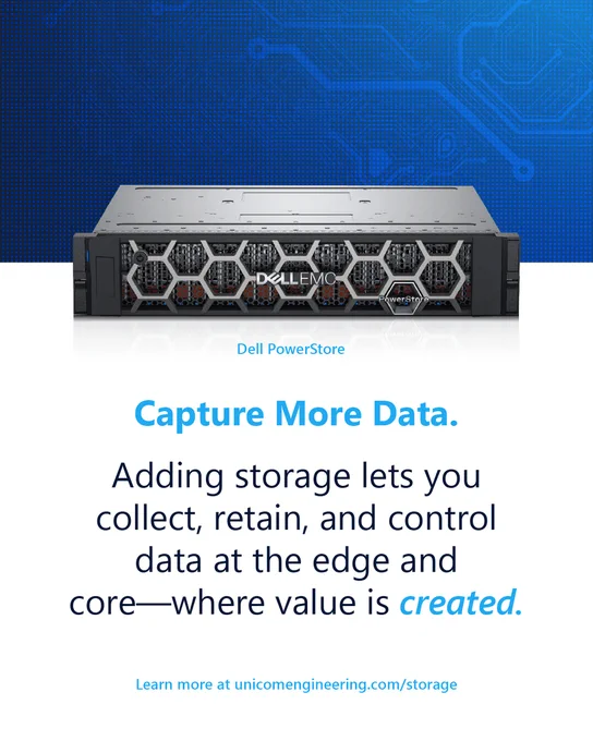 Capture More Data
Adding storage lets you collect, retain, and control data at the edge and core—where value is created.