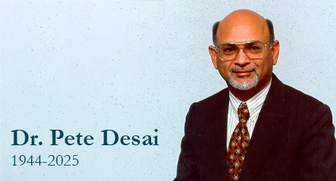 Genome Prairie announced today the passing of the remarkable Dr. Pete (Prabhat) Desai, former and founding Chair of Genome Prairie.

Dr. Desai grew up on his family farm in Belgaum, India. The farm produced many crops, including sugar, rice, maize, and wheat. Later, Dr. Desai began what could only be described as a remarkable academic and professional career. After studying agriculture at the University of Poona, Dr. Desai came to Canada in 1967, where he earned a master’s degree at the University of British Columbia and, in 1972, a PhD in environmental biology at the University of Guelph in Ontario.