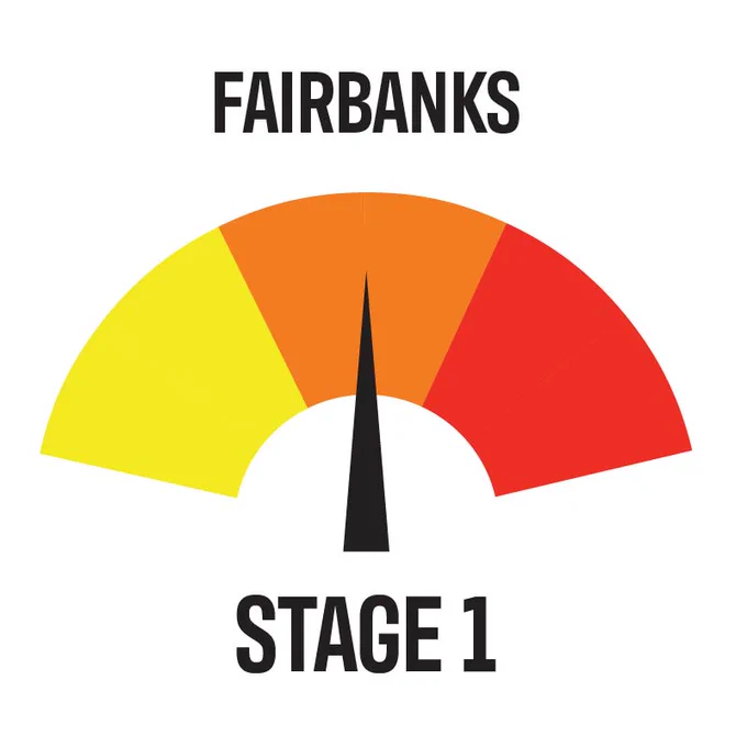 DEC is issuing a Stage 1 alert for the Fairbanks Zone, valid Friday February 27, 6:00pm until Saturday February 28, 10:00 am. No burning w/o a waiver or NOASH.  More information is available at: http://fnsbair.dec.alaska.gov 