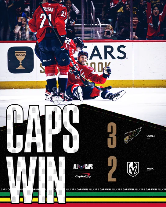 Final: Caps 3, Knights 2