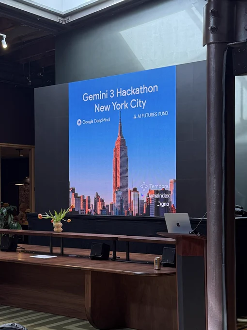 Gemini 3 hackathon at the Malin