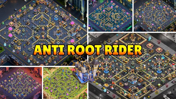 10  TH18 Anti Root Rider Base Links for War, CWL & Legends (Clash of Clans Meta Base Layouts for 2026)