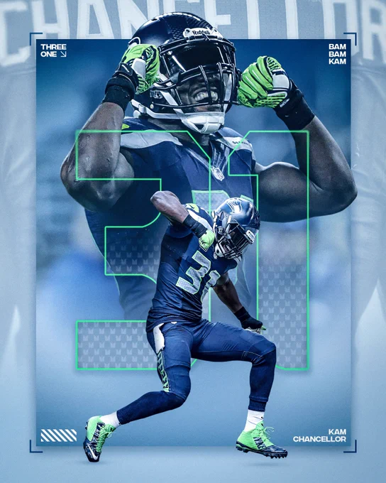 Kam Chancellor (31) on March 1