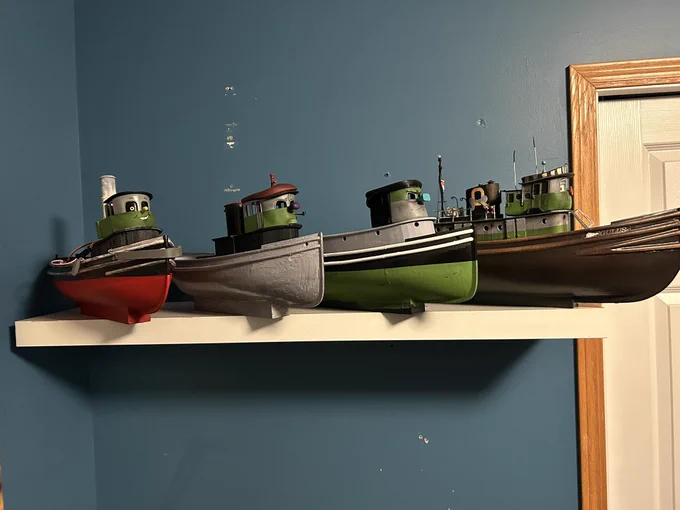 far left (Asbestos)
Left (Regulus)
Right (Oyster) 
Far right (Ralph)