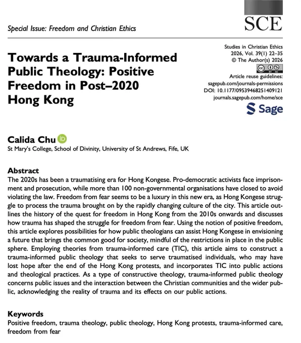 Towards a Trauma-Informed Public Theology
