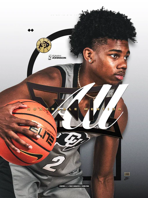 All-Big 12 Honorable Mention 
Isaiah Johnson 