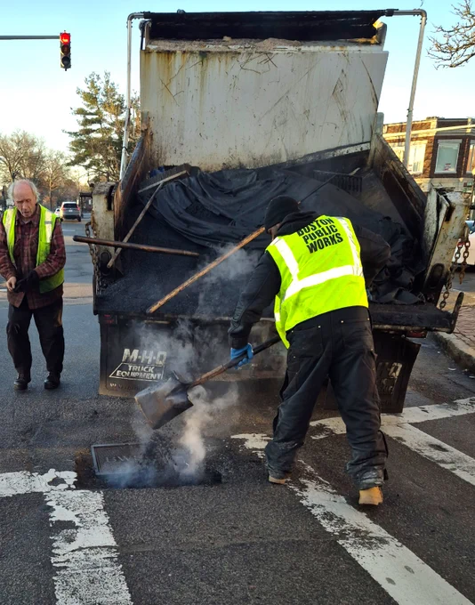Picture: PWD patch crew making repairs