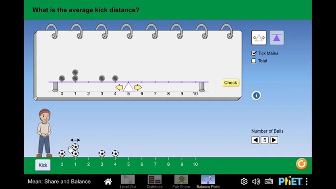 View of Mean: Share and Balance sim