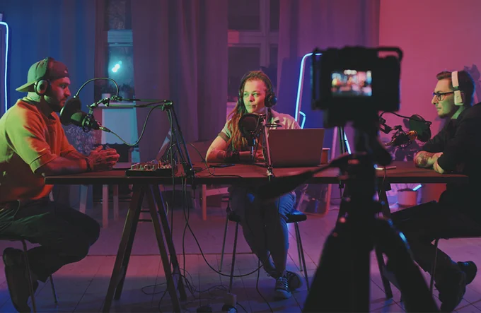 UK podcast production company