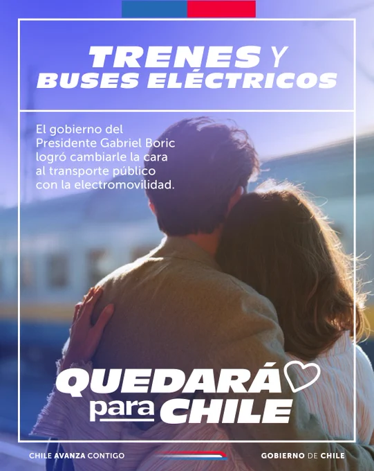El gobierno del Presidente Gabriel Boric logró cambiarle la cara al transporte público con la electromovilidad.