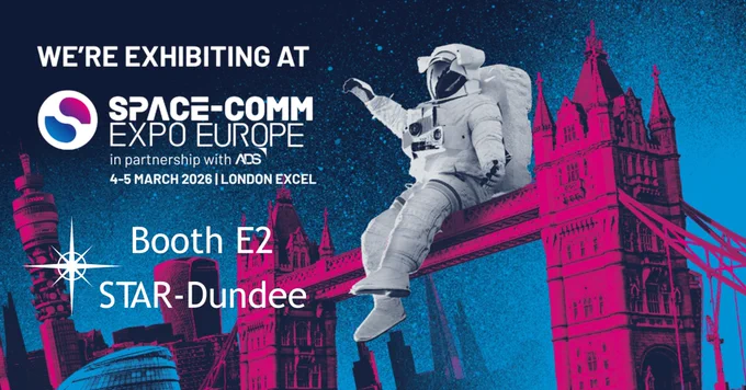STAR-Dundee at Space-Comm Expo Europe 2026.