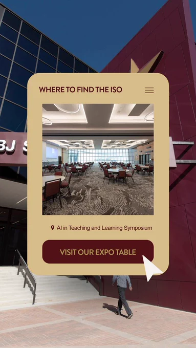 Pictures of the exterior and interior of the LBJ Student Center at Texas State University. 