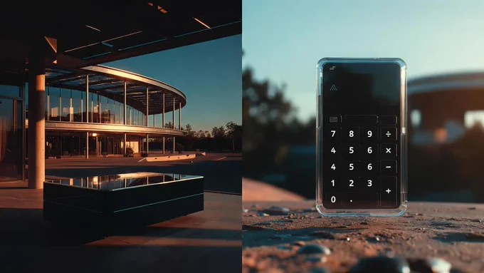 Design meets calculation! Stunning modern building render   sleek calculator in one shot—symbolizing affordable 3D rendering at @CGtechRendering. Prices from $25 (furniture) to $150 (exteriors). Try our calc for instant quotes! #3DRendering #RenderingCosts #CGtechRendering #ArchViz #ProductDesign