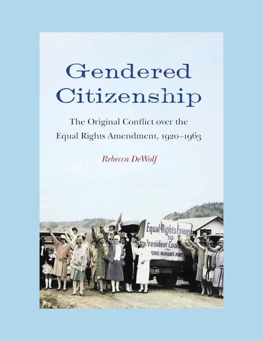 By engaging deeply with American legal and political history as well as the increasingly rich material on gender history, Gendered Citizenship illuminates the ideological contours of the original struggle over the Equal Rights Amendment (ERA) from 1920 to 1963. As the first comprehensive, full-length history of that struggle, this study grapples not only with the battle over women’s constitutional status but also with the more than forty-year mission to articulate the boundaries of what it means to be an American citizen.

Book available in our collection at library.fdu.edu/library