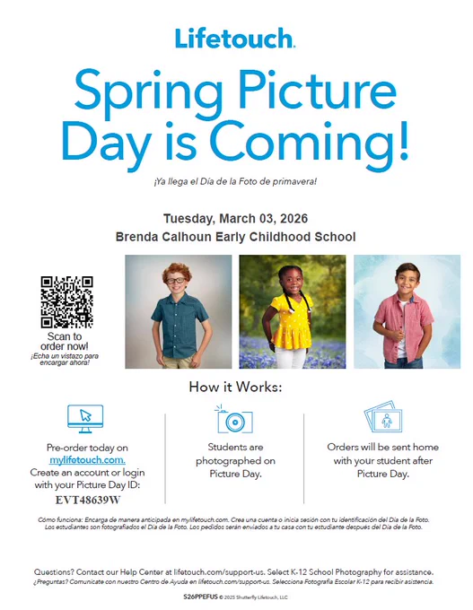 Picture Day Tomorrow!