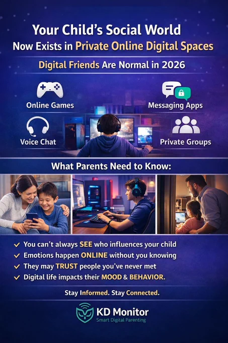 Parents use the KD Monitor App to Protect Their Child Online for Android Devices in 2026.