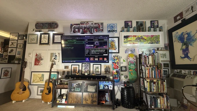 View from my living room couch!