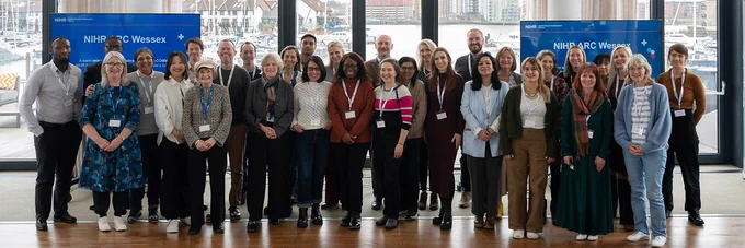Picture of attendees at an event celebrating the end of the DEM-COMM  (Dementia Community)  programme  in 2026 in Southampton