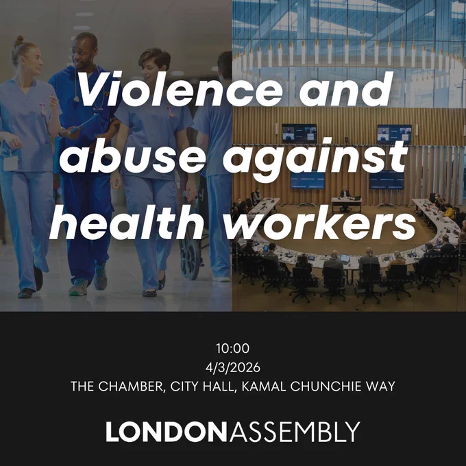 Violence and abuse against health workers
10:00
4/3/2026
THE CHAMBER, CITY HALL, KAMAL CHUNCHIE WAY