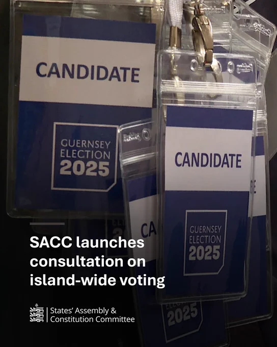 A bunch of election 2025 candidate lanyards