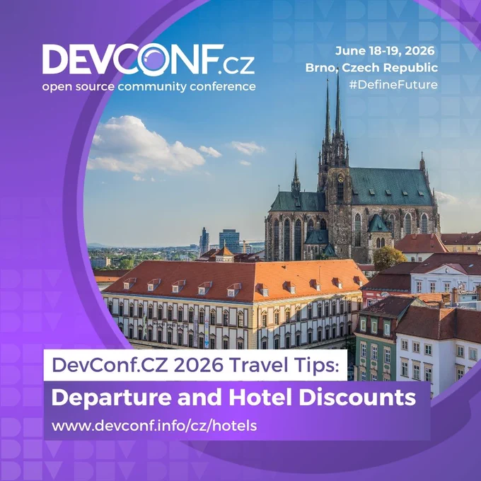 DevConf.CZ 2026 Travel Tip: Departure on June 19
  Partner Hotel Discounts