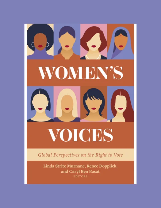 Women's Voices: Global Perspectives on the Right to Vote is a special global collection of essays, published as a companion to personal stories about the importance of the right to vote by women in several countries captured on video and produced with the assistance of LexisNexis and the International Foundation for Electoral Systems (IFES).

Book available in our collection at library.fdu.edu/library
