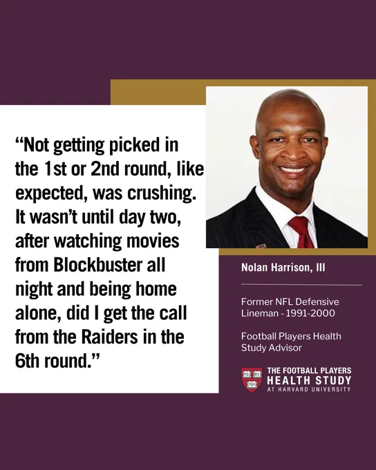 Language from the post with a headshot of Nolan Harrison, III.