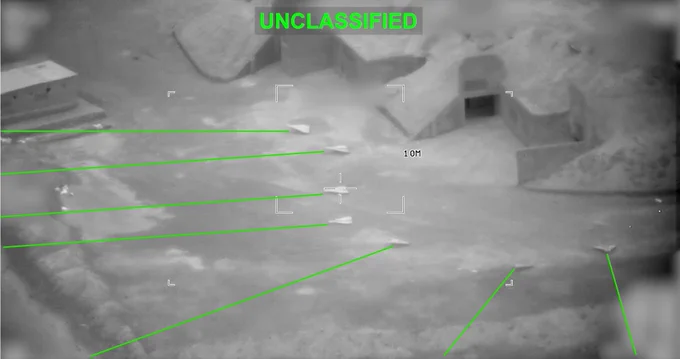 shahed launch site before energetic disassembly 