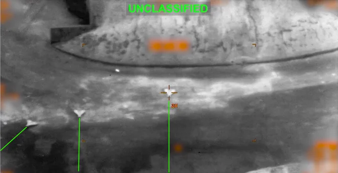 shahed launch site before energetic disassembly 