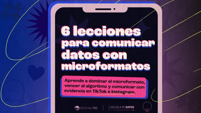 #Tutorial |

📱🟣 ¿Quieres incidir con microformatos este #8M?

✊🔥🟣 #Rumboal8M...

📖 Checa este tutorial de Itxaro Artera (@iartetam), donde aprenderás a...

✨ Elegir un DATO ESTRELLA
📊 Qué datos quieres comunicar y cómo
🔴 Grabación, producción y edición datera

➡️ bit.ly/M1CR0D4T05