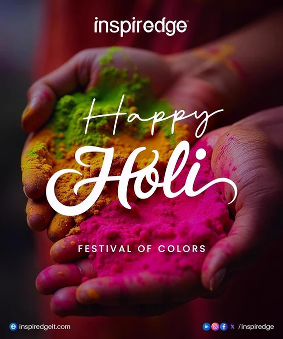 Inspiredge wishes you Happy Holi